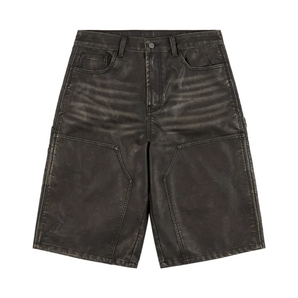 Boredom Kills Leather Short - Black