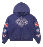 Boredom Kills Boy Scout Zip Up Hoodie Navy