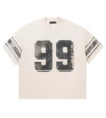 Boredom Kills Vintage Varsity Tee Cream