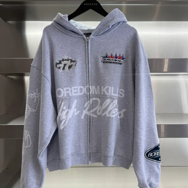 Boredom Kills | Hi Roller Hoodie "Grey"