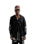 Boredom Kills BK Skull Hoodie - Image 2