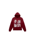 Boredom Kills Men's Red Unplug Hoodie Bk020" - Image 2