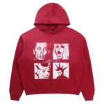 Boredom Kills Men's Red Unplug Hoodie Bk020"