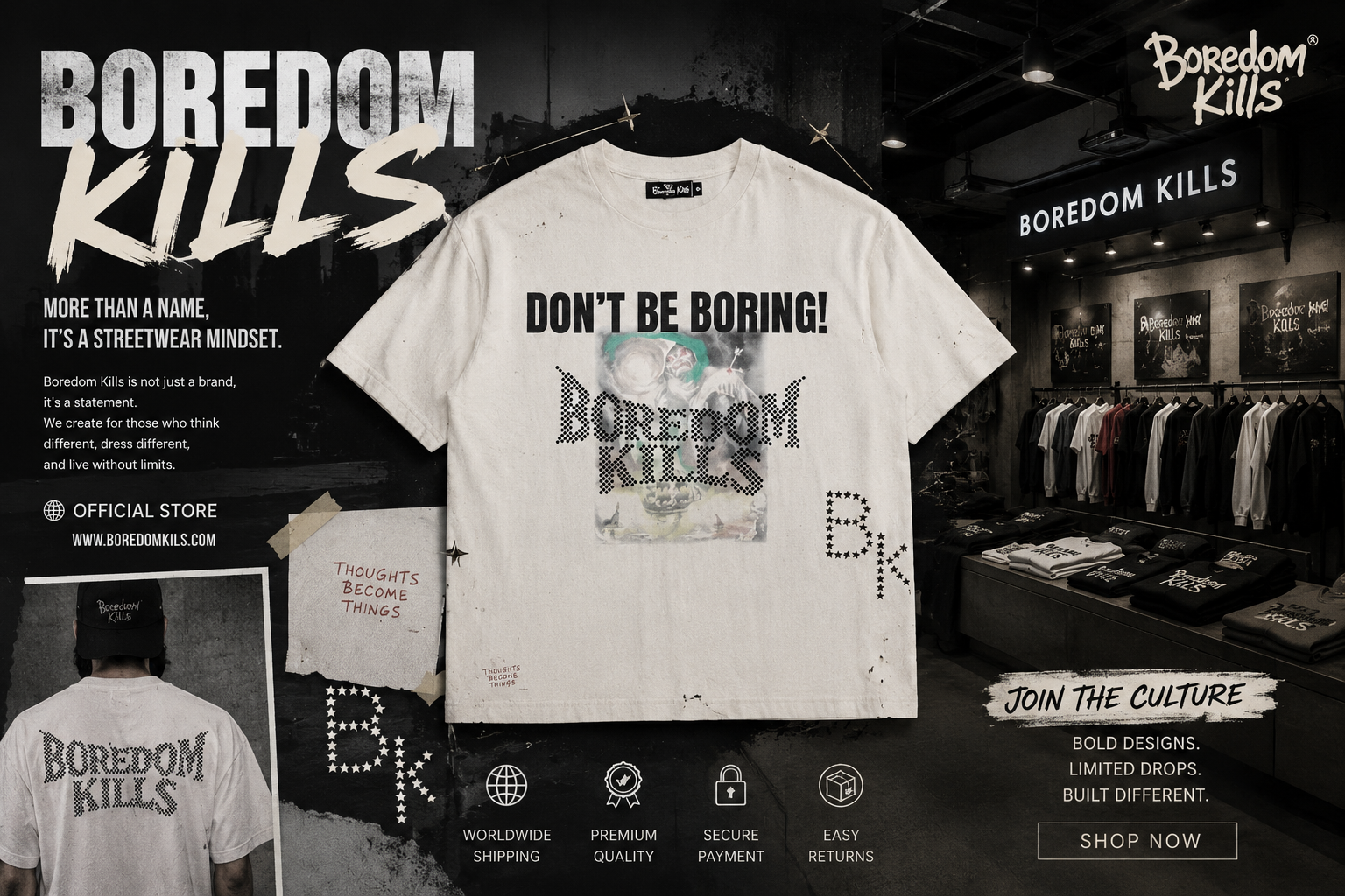 Boredom Kills: More Than a Name, It’s a Streetwear Mindset
