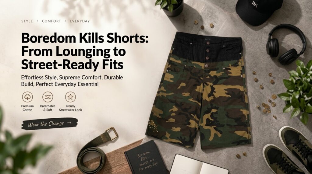 Boredom Kills Shorts: From Lounging to Street-Ready Fits