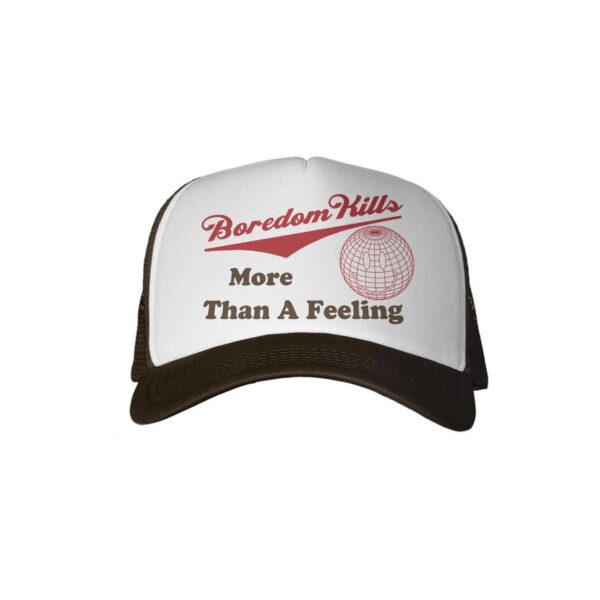 Boredom Kills Trucker MTAF Hat-Brown/White
