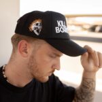 Boredom Kills Trucker Hat Black - Image 2