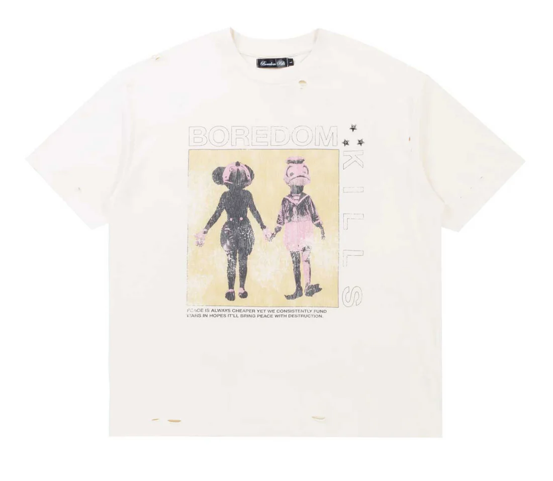83548275-67AF-4104-8D88-2FF5DDC1F3AC Boredom Kills 'Donald' Tee (White)