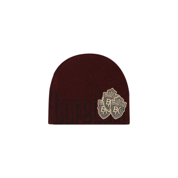 Boredom Kills Burgundy Beanie