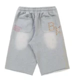 Boredom Kills Collegiate Sweatshorts Grey - Image 2