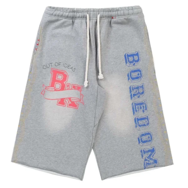 Boredom Kills Collegiate Sweatshorts Grey