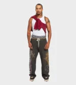 Boredom Kills Denim Sweatpants Grey - Image 3