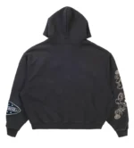 Boredom Kills High Rollers Zip Up Hoodie 'Black' - Image 2