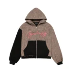 Boredom Kills Houndstooth Script Hoodie