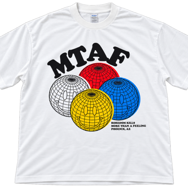 Boredom Kills MTAF Tee-White