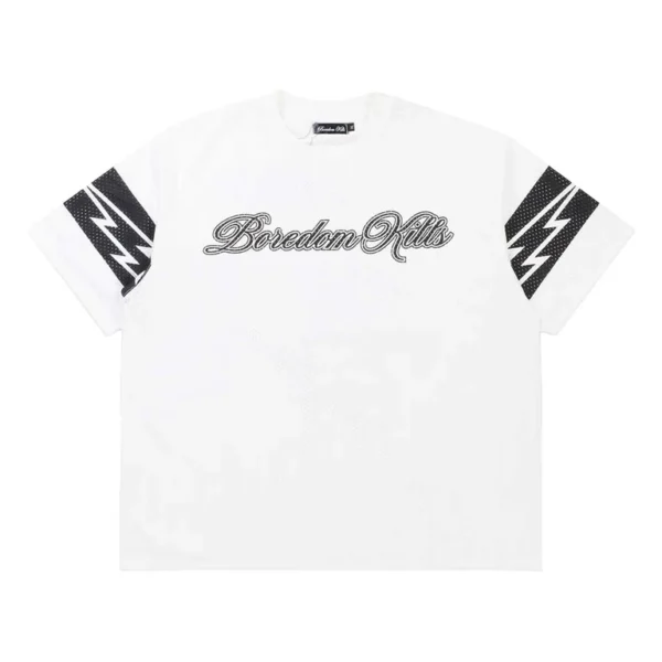 Boredom Kills Mesh Jersey White