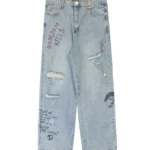 Boredom Kills Scribble Denim Wash