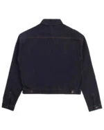 Boredom Kills Spider Pearl Denim Jacket Raw Indigo - Image 2