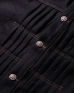Boredom Kills Spider Pearl Denim Jacket Raw Indigo - Image 4