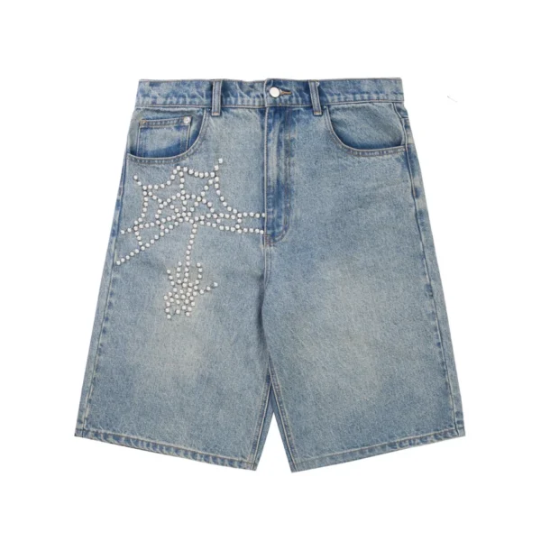Boredom Kills ‘Pearl Spider’ Jorts (Blue)