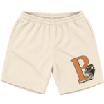 Boredom Kills B Logo Shorts-Cream