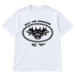 Kill The Boredom Dog Chain Graphic Tee – White