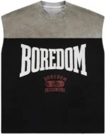 Boredom Kills Boxer Cut Off Black Grey