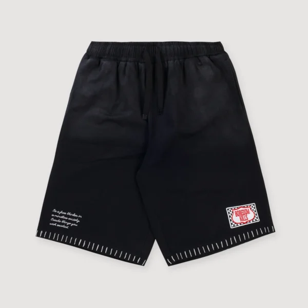 Boredom Kills Villa Shorts Black